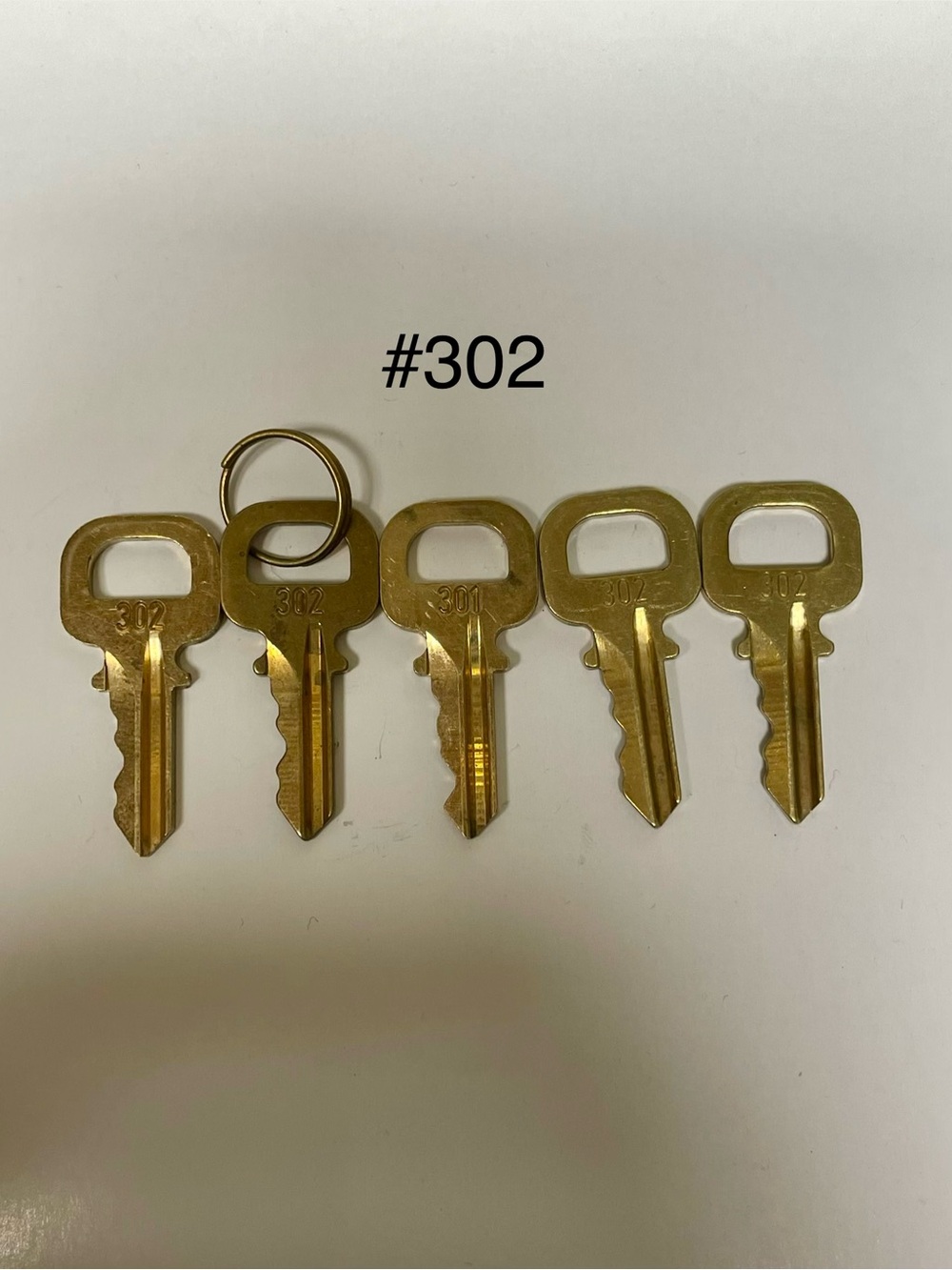 Authentic Louis Vuitton Spare Key (Gold) #302